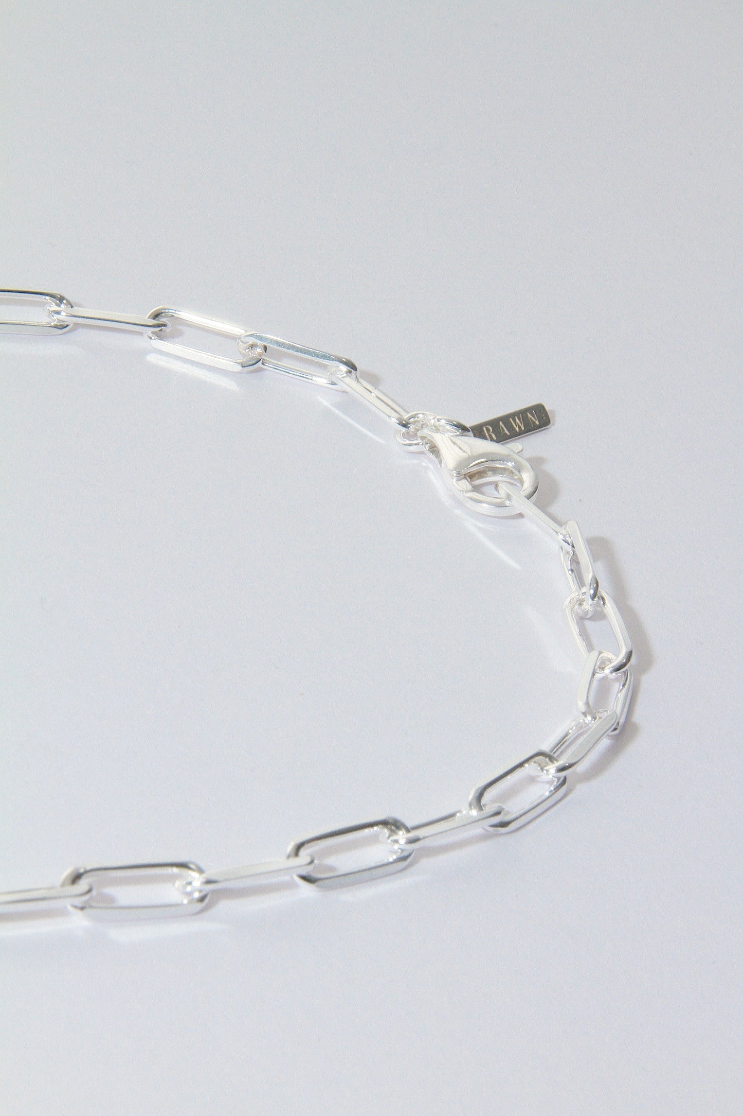 Chunky silver necklace