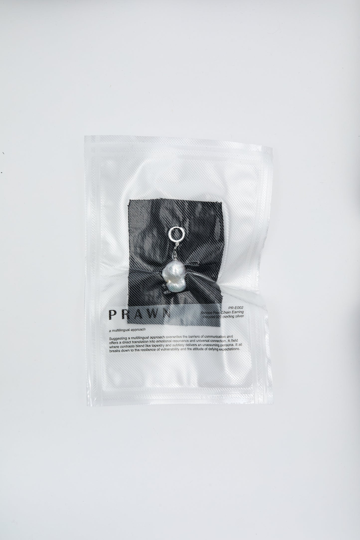 BAROQUE PEARL CHAIN EARRING