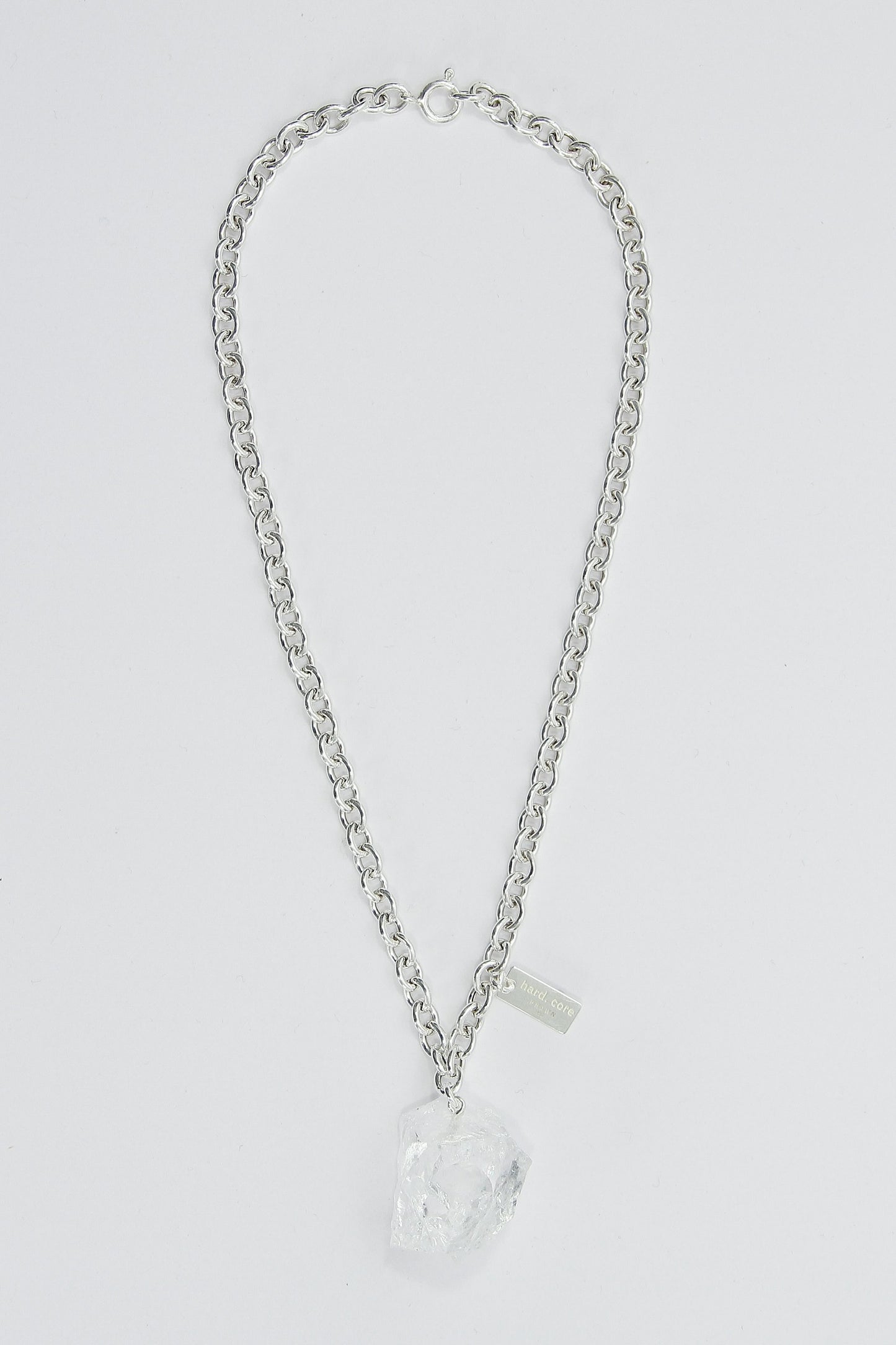 hard. core CLEAR NECKLACE