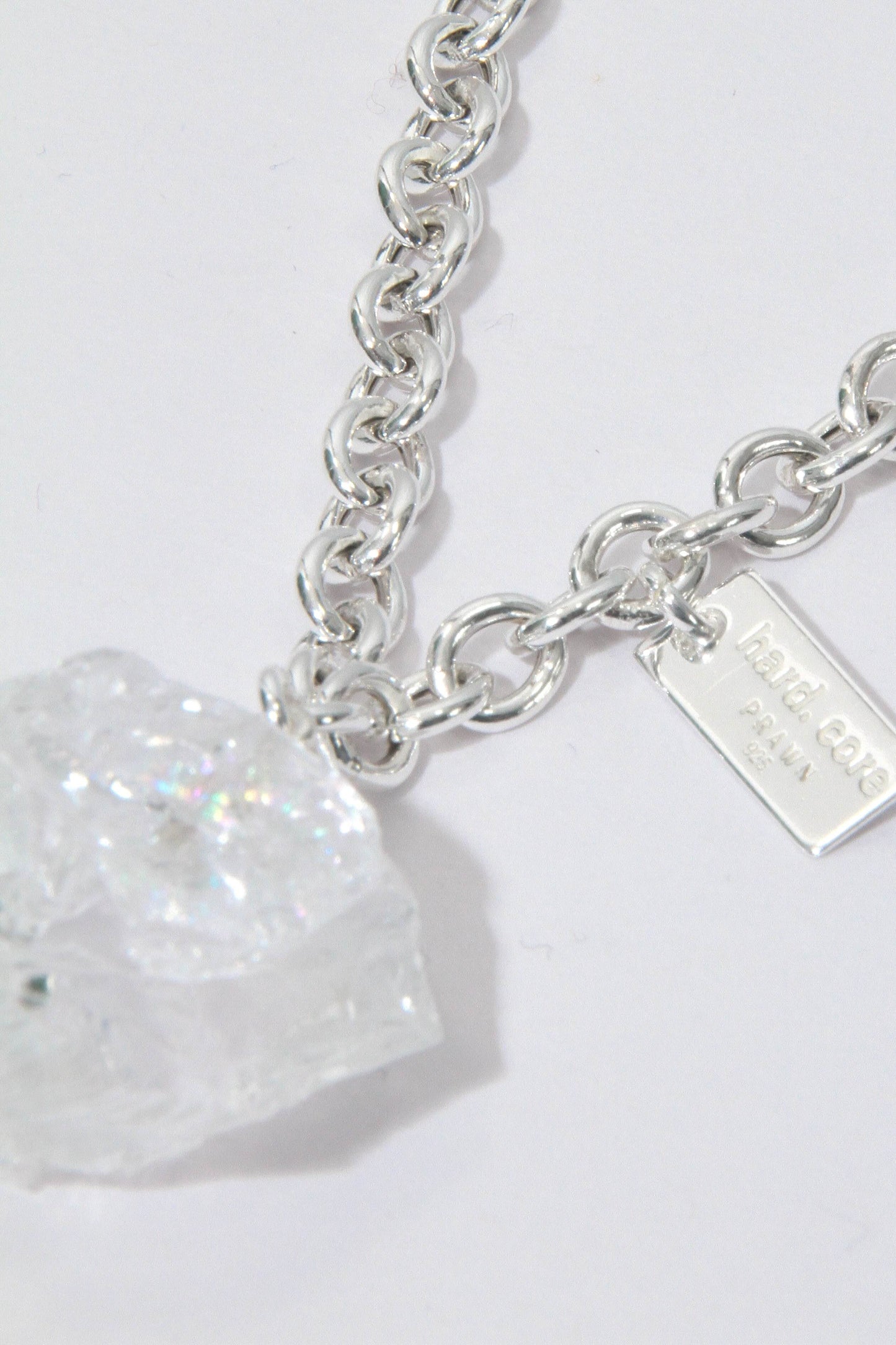 hard. core CLEAR NECKLACE