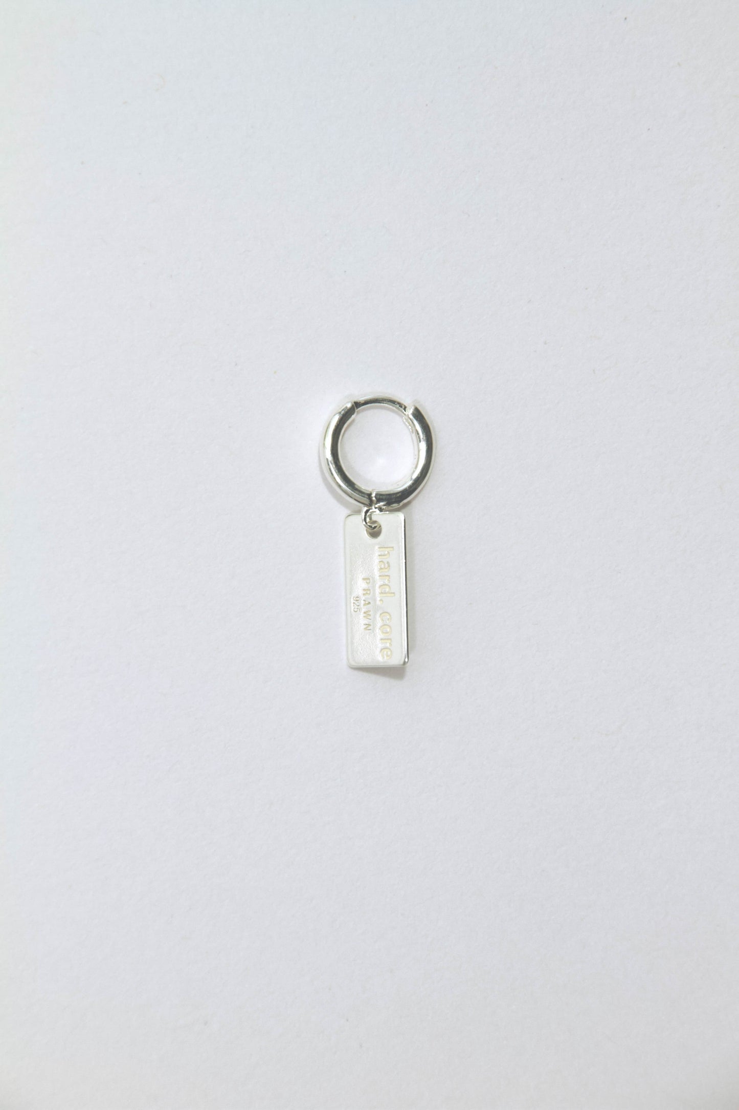hard. core SILVER EARRING