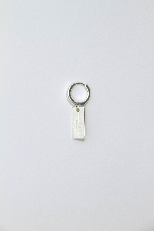 hard. core SILVER EARRING