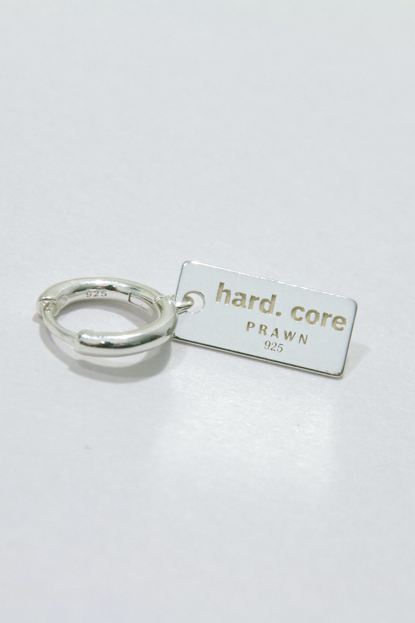 hard. core SILVER EARRING